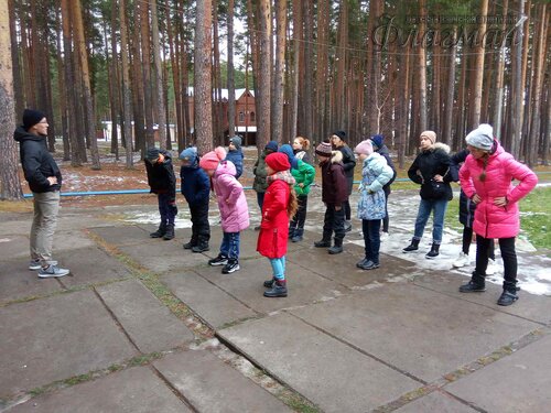 Делегация отряда на осенних каникулах в ДОЛ Буревестник